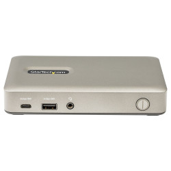 StarTech.com Dock USB C - USB-C vers DisplayPort 4K 30Hz ou VGA - Chargement USB Power Delivery 65W - Hub USB 3.1 Gen 1 à 4 po