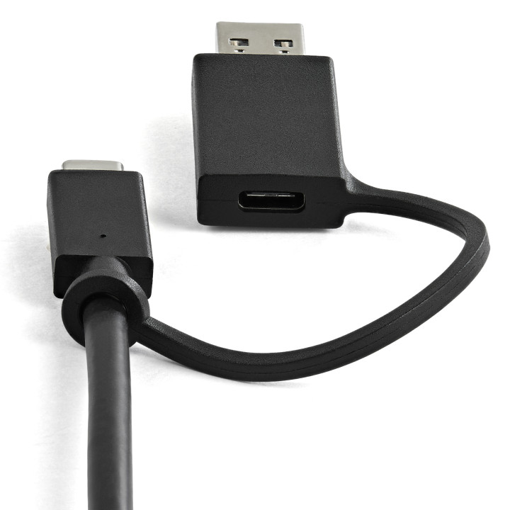 StarTech.com Station d'Accueil Universelle pour Ordinateur Portable, Station d'Accueil Hybride USB-C & USB-A, Dual 4K DP & HDMI