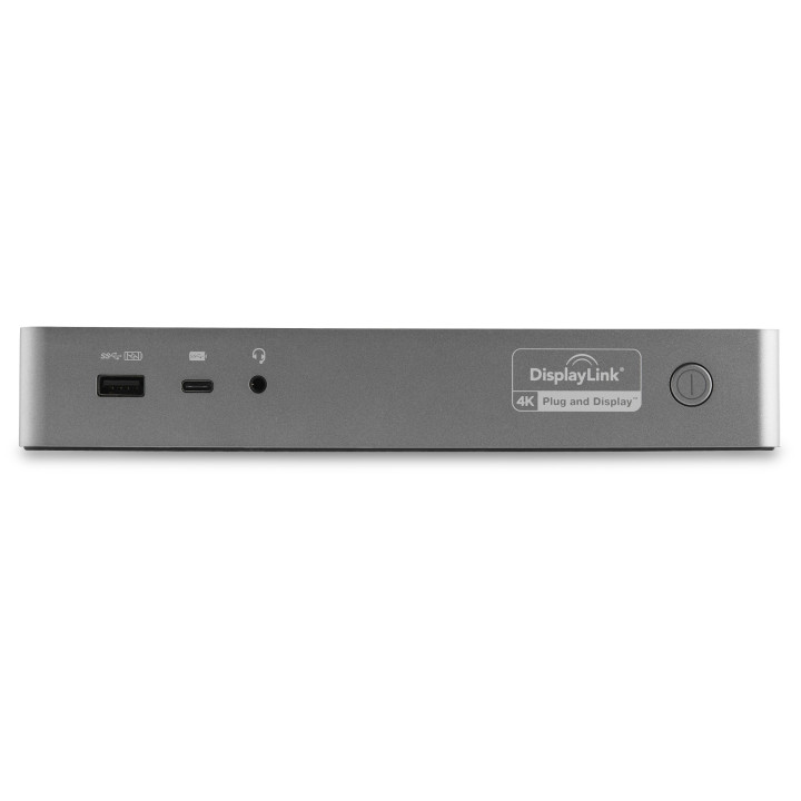 StarTech.com Station d'Accueil Universelle pour Ordinateur Portable, Station d'Accueil Hybride USB-C & USB-A, Dual 4K DP & HDMI
