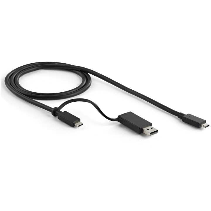 StarTech.com Station d'Accueil Universelle pour Ordinateur Portable, Station d'Accueil Hybride USB-C & USB-A, Dual 4K DP & HDMI