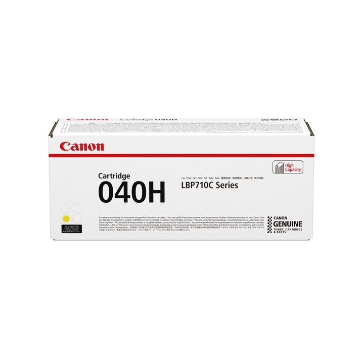 Canon 040H Cartouche de toner 1 pièce(s) Original Jaune