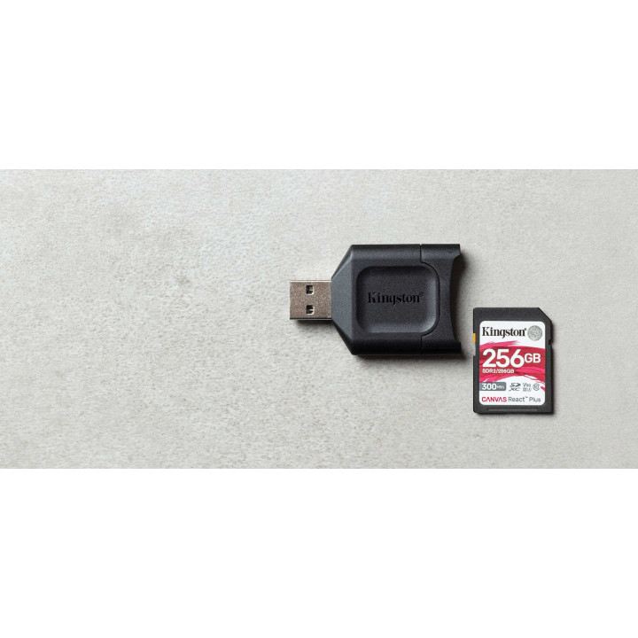 Kingston Technology MobileLite Plus lecteur de carte mémoire USB 3.2 Gen 1 (3.1 Gen 1) Type-A Noir