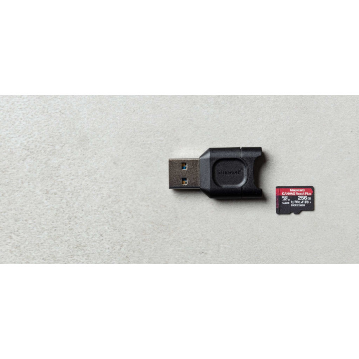 Kingston Technology MobileLite Plus lecteur de carte mémoire USB 3.2 Gen 1 (3.1 Gen 1) Type-A Noir