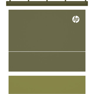 HP Kit panneaux couleur vert cosmique CLJ X677