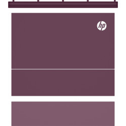 HP CLJ X677 Purple Color Panel Kit