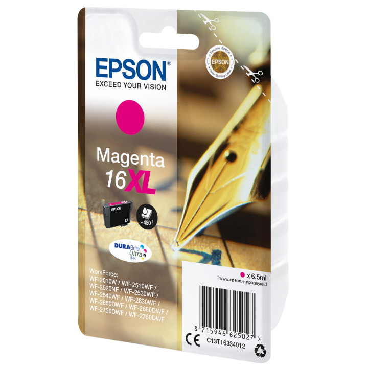 Epson Pen and crossword Singlepack Magenta 16XL DURABrite Ultra