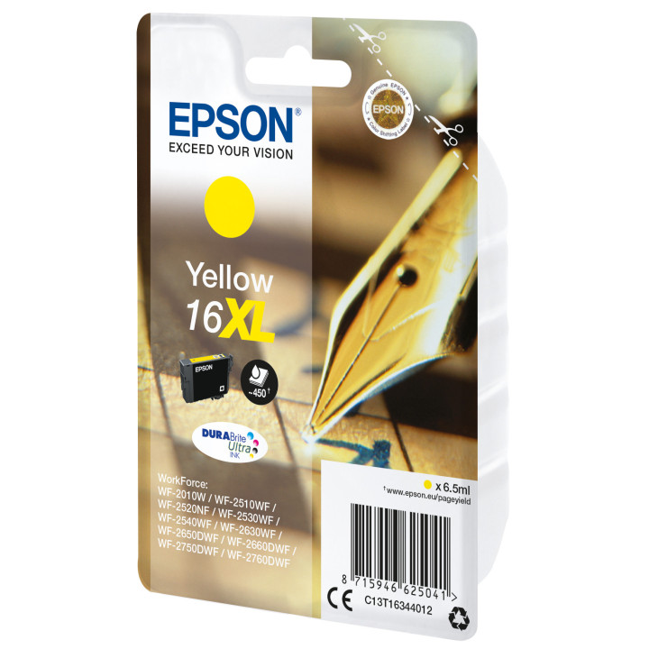 Epson Pen and crossword Singlepack Yellow 16XL DURABrite Ultra