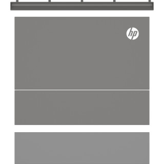 HP Kit panneaux couleur gris lunaire CLJ X677