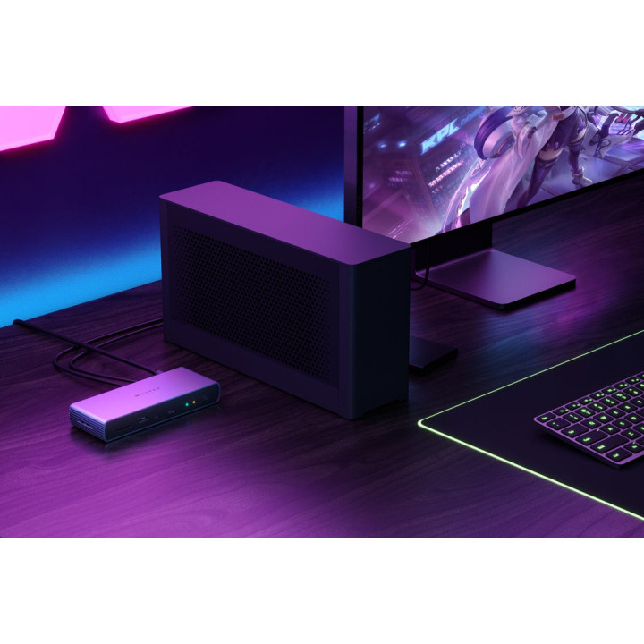 Targus HDTB4D-EU station d'accueil Thunderbolt 4 Gris