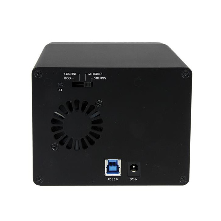 StarTech.com Boîtier RAID USB 3.0 pour 2 disques durs SATA III de 3,5 pouces avec UASP et hub USB à charge rapide