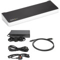 StarTech.com Station d'Accueil USB-C 4K, Station d'Accueil pour Triple Moniteur UHD 4K, Mac et Windows, USB C vers HDMI et Disp