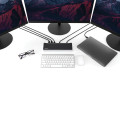 StarTech.com Station d'Accueil USB-C 4K, Station d'Accueil pour Triple Moniteur UHD 4K, Mac et Windows, USB C vers HDMI et Disp