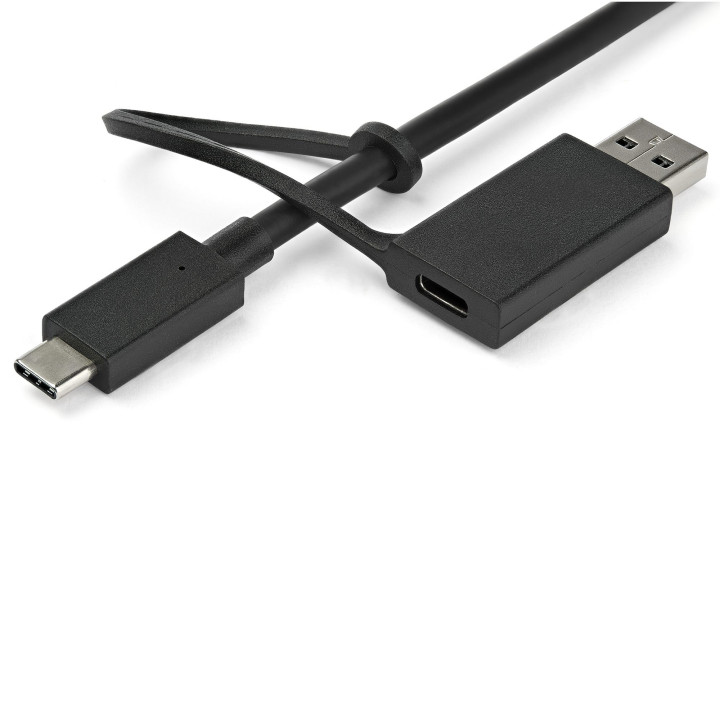 StarTech.com Station d'Accueil Universelle pour Ordinateur Portable, Station d'Accueil Hybride USB-C & USB-A, Dual 4K DP & HDMI