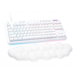 Logitech G713 clavier USB AZERTY Français Blanc
