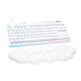 Logitech G713 clavier USB AZERTY Français Blanc