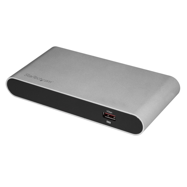 StarTech.com Adaptateur Thunderbolt 3 vers USB 3.1 (10 Gb/s) - 3 Puces Dédiées - 2 x USB-A 5Gbps avec Contrôleur Individuel 