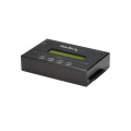 StarTech.com Duplicateur et Effaceur de Disque Dur Autonome 1:1, Cloneur et Effaceur de Disque SATA HDD/SSD, Écran LCD, Confor