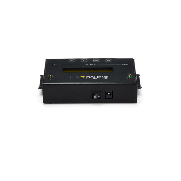 StarTech.com Duplicateur et Effaceur de Disque Dur Autonome 1:1, Cloneur et Effaceur de Disque SATA HDD/SSD, Écran LCD, Confor