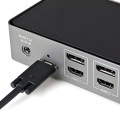 StarTech.com Dock USB-C & USB-A - Station d'Accueil Universelle à Triple Écran DisplayPort & HDMI 4K 60Hz - 85W Power Deliver