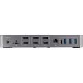 StarTech.com Dock USB-C & USB-A - Station d'Accueil Universelle à Triple Écran DisplayPort & HDMI 4K 60Hz - 85W Power Deliver