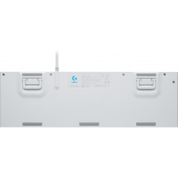 Logitech G 920-011356 clavier Gaming USB AZERTY Français Blanc