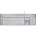 Logitech G 920-011356 clavier Gaming USB AZERTY Français Blanc
