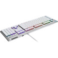 Logitech G 920-011356 clavier Gaming USB AZERTY Français Blanc