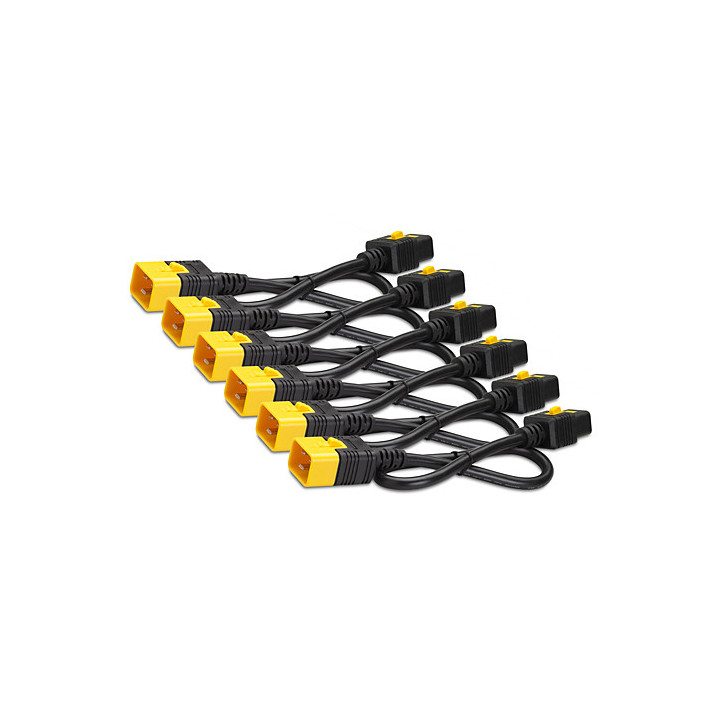 APC NetShelter - Kit cordon d'alimentation - Verrouillable - 6 câbles - 1,22m