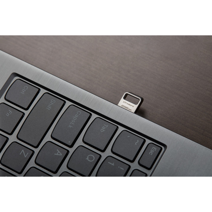 Kingston Technology DataTraveler 256 Go Micro 200 Mo/s Metal USB 3.2 Gen 1