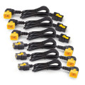 APC NetShelter - Kit cordon d'alimentation - Connecteurs à 90° - 1,22m