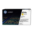 HP 654A toner jaune authentique LaserJet