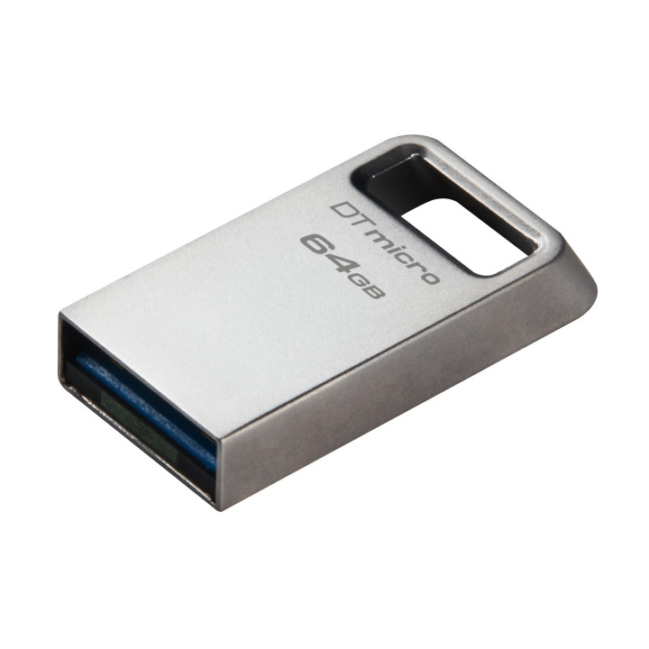 Kingston Technology DataTraveler 64 Go Micro 200 Mo/s Metal USB 3.2 Gen 1