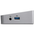 StarTech.com Station d'Accueil USB-C 4K, Station d'Accueil pour Moniteur Triple UHD 4K, Mac & Windows, USB C vers HDMI & Displa