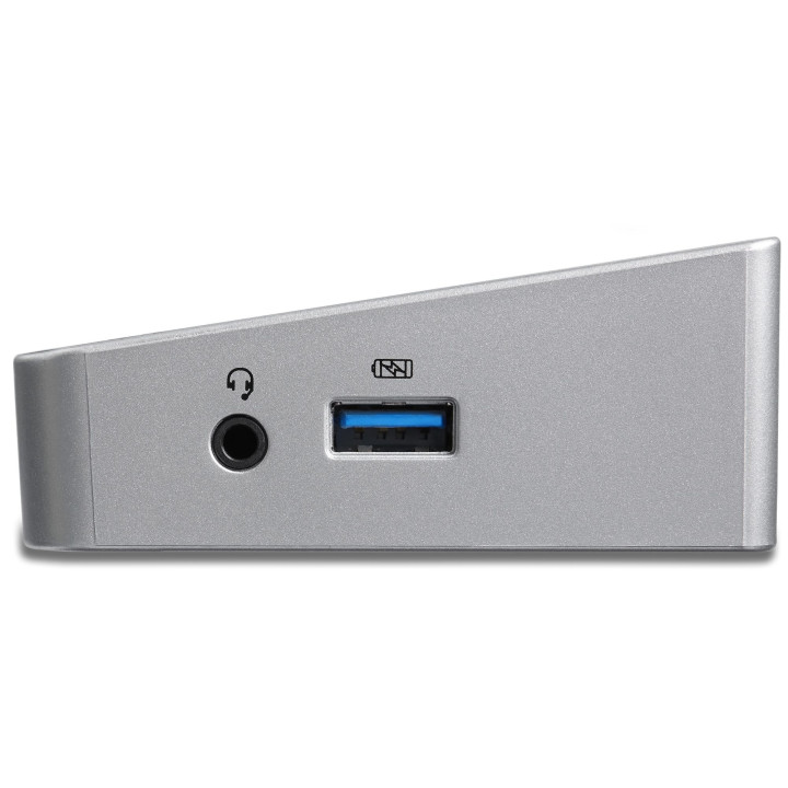 StarTech.com Station d'Accueil USB-C 4K, Station d'Accueil pour Moniteur Triple UHD 4K, Mac & Windows, USB C vers HDMI & Displa