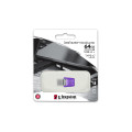 Kingston Technology DataTraveler 64 Go microDuo 3C 200 Mo/s dual USB-A + USB-C