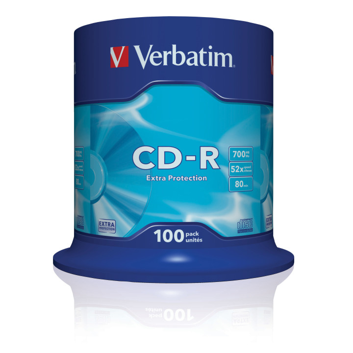 Verbatim CD-R Extra Protection 700 Mo 100 pièce(s)