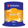 Verbatim DVD-R Matt Silver 4,7 Go 100 pièce(s)