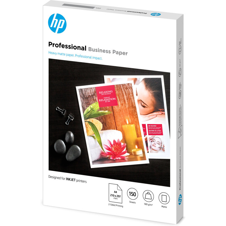 HP Papier Professional Business, mat, 180 g/m2, A4 (210 x 297 mm), 150 feuilles