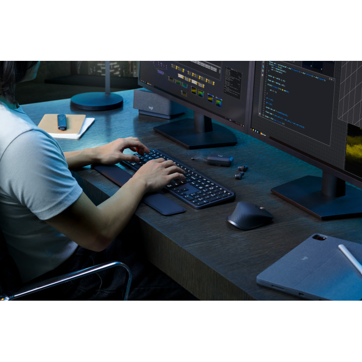 Logitech Master 920-011607 clavier Souris incluse Bureau Bluetooth AZERTY Français Graphite