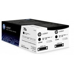 HP 78A pack de 2 toners LaserJet noir authentiques