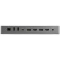 StarTech.com Dock Thunderbolt 3 Compatible Hôte USB-C - Écrans Double 4K 60Hz DisplayPort 1.4 ou Double HDMI - Simple 8K - St