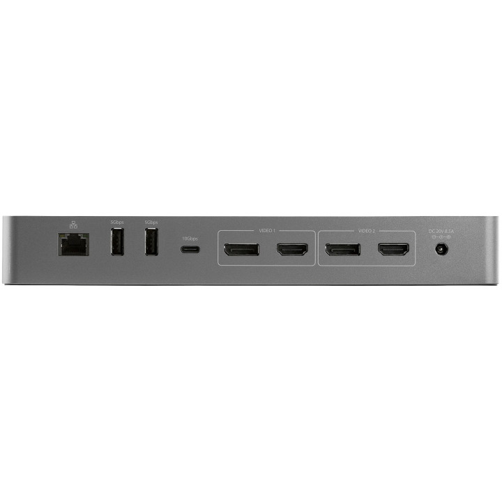 StarTech.com Dock Thunderbolt 3 Compatible Hôte USB-C - Écrans Double 4K 60Hz DisplayPort 1.4 ou Double HDMI - Simple 8K - St