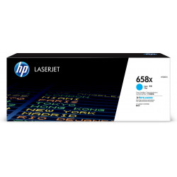 HP Toner cyan LaserJet 658X authentique grande capacité