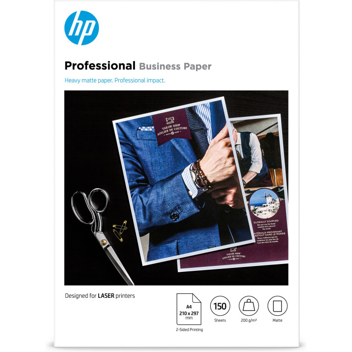 HP Papier laser mat FSC Professionnel - 200 g/m² (150 feuilles/A4/210 x 297 mm)