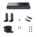 StarTech.com Hub USB 3.0 5Gbps Industriel à 16 Ports - Montage DIN/Surface/Rack - Protection ESD - Commutateur USB 3.0 Aliment