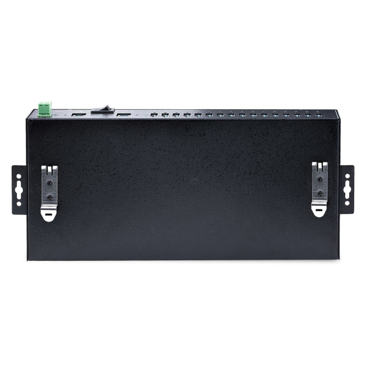 StarTech.com Hub USB 3.0 5Gbps Industriel à 16 Ports - Montage DIN/Surface/Rack - Protection ESD - Commutateur USB 3.0 Aliment