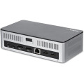 StarTech.com Station d'accueil USB-C double affichage DisplayPort - Baie de lecteur de disque dur/SSD SATA de 2,5 pouces - MST 