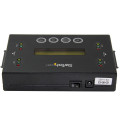 StarTech.com Duplicateur et Effaceur de Disque Dur Autonome 1:1, Cloneur et Effaceur de HDD/SSD SATA et de Clé USB, Écran LCD