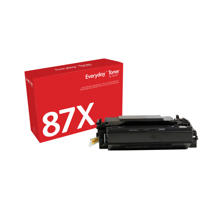 Toner Everyday™ Noir de Xerox compatible avec HP 87X (CF287X), Grande capacité