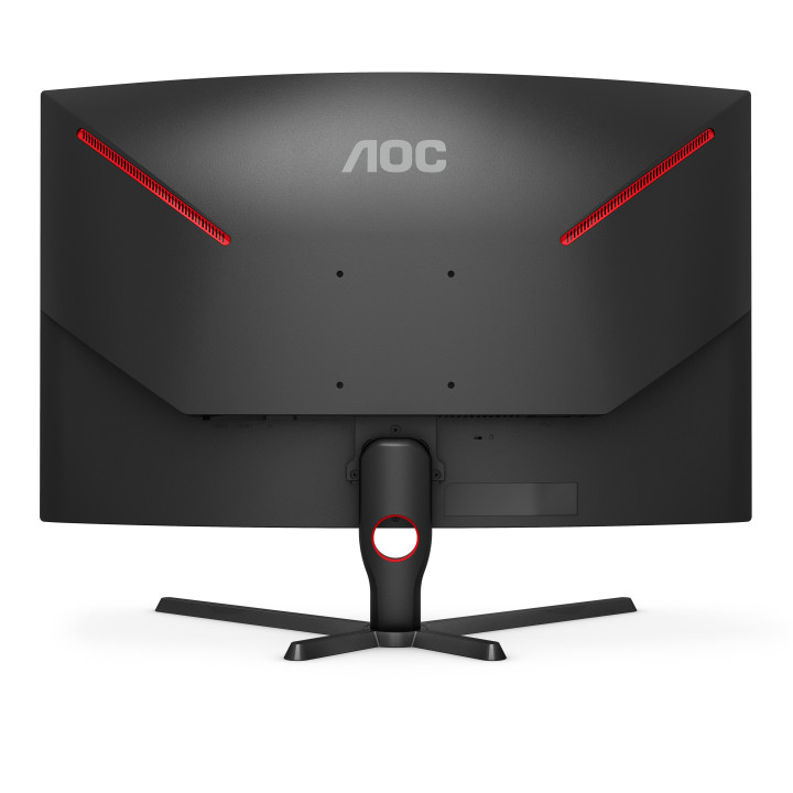 AOC C32G3AE/BK écran plat de PC 80 cm (31.5") 1920 x 1080 pixels Full HD LED Noir, Rouge